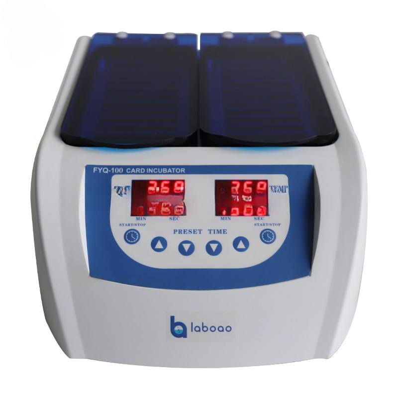 Карта группы крови Центрифуга Гелевая карта Инкубатор FYQ-100 Laboao